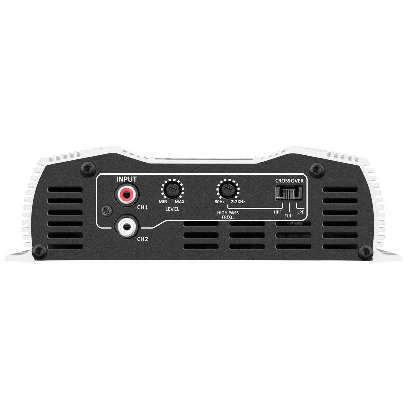 Taramp's تارامبس DS 800x2 2 أوم 800 واط RMS قناتين 400 واط 2 أوم، قابلة للجسر مع 800 واط عند 4 أوم، مضخم صوت سيارة رقمي، تقاطع كامل النطاق تمرير عالي/منخفض ثابت، نظام فئة D - Image 4